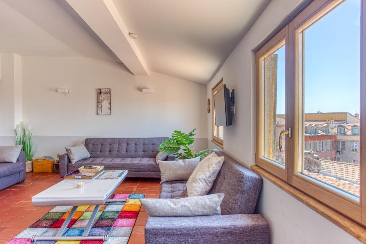 Le Gilly 6 - F3 Exceptionnel, Vue Mer, Moderne, Climatisation, Vieux-Nice Exterior foto