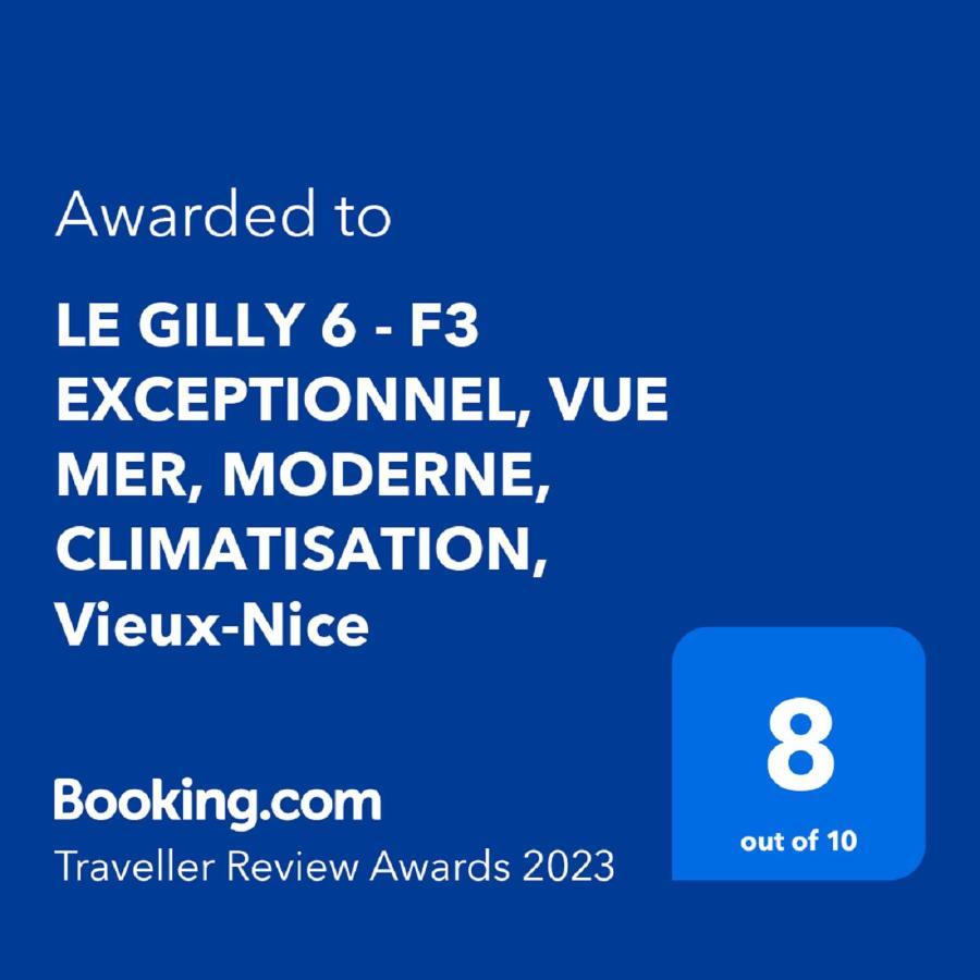 Le Gilly 6 - F3 Exceptionnel, Vue Mer, Moderne, Climatisation, Vieux-Nice Exterior foto